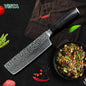 Sanding Laser Santoku Knife