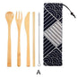 Japanese Wooden Dinnerware Set