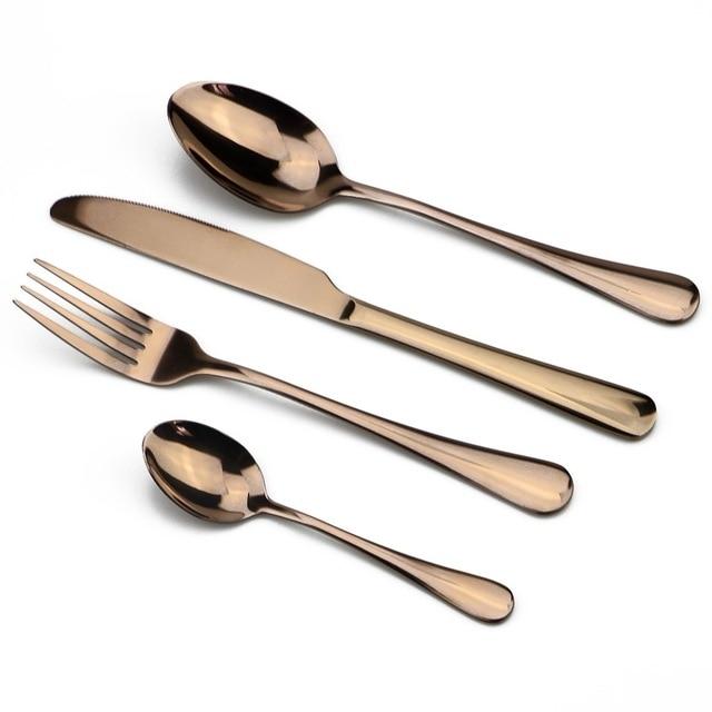 Stainless steel Promotion Colorful Dinnerware Set